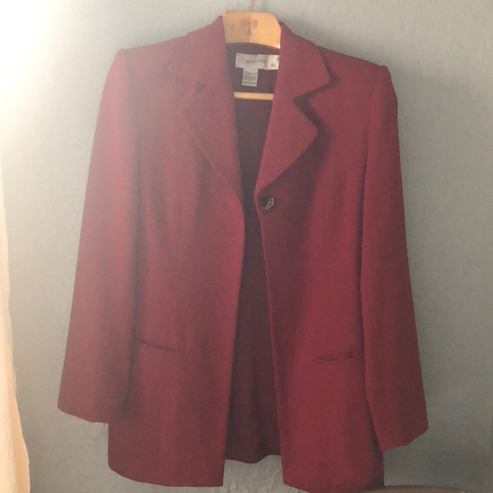 Vintage red blazer